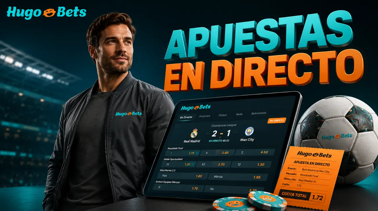 Apuestas Previas y en Directo con Hugo Bets