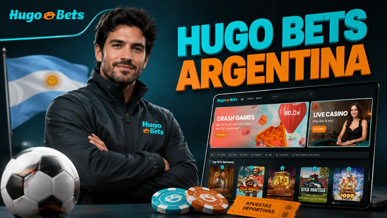 Hugo Bets Argentina con Bonos, Cripto, Cash Out y Acceso Móvil