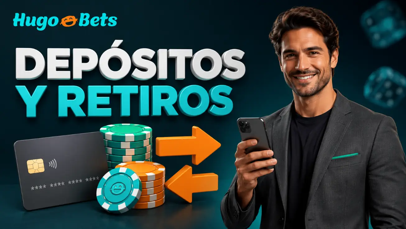 Depósitos y Retiros en Hugo Bet Casino